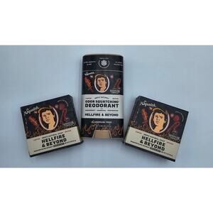 Limited Edition Dr. Squatch Stranger Things  Hellfire Bar Soap & Deodorant